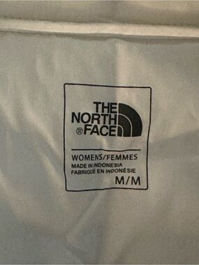 The North Face Women's Puffer Jacket - White & Light Gray